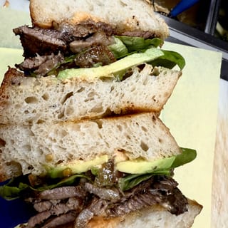 Brisket "BLTA" Sandwich