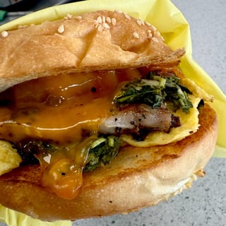 Brisket & Egg Sandwich