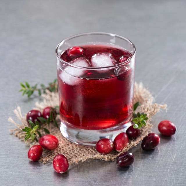 Cranberry Juice.